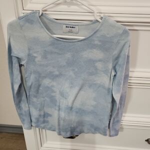 OLD NAVY Blue Tie-Dye Kids Shirt